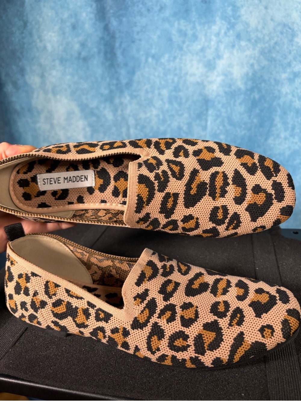 Steve Madden Leopard Print Slip‑On Shoes Women’s 8.5 – Casual Flats